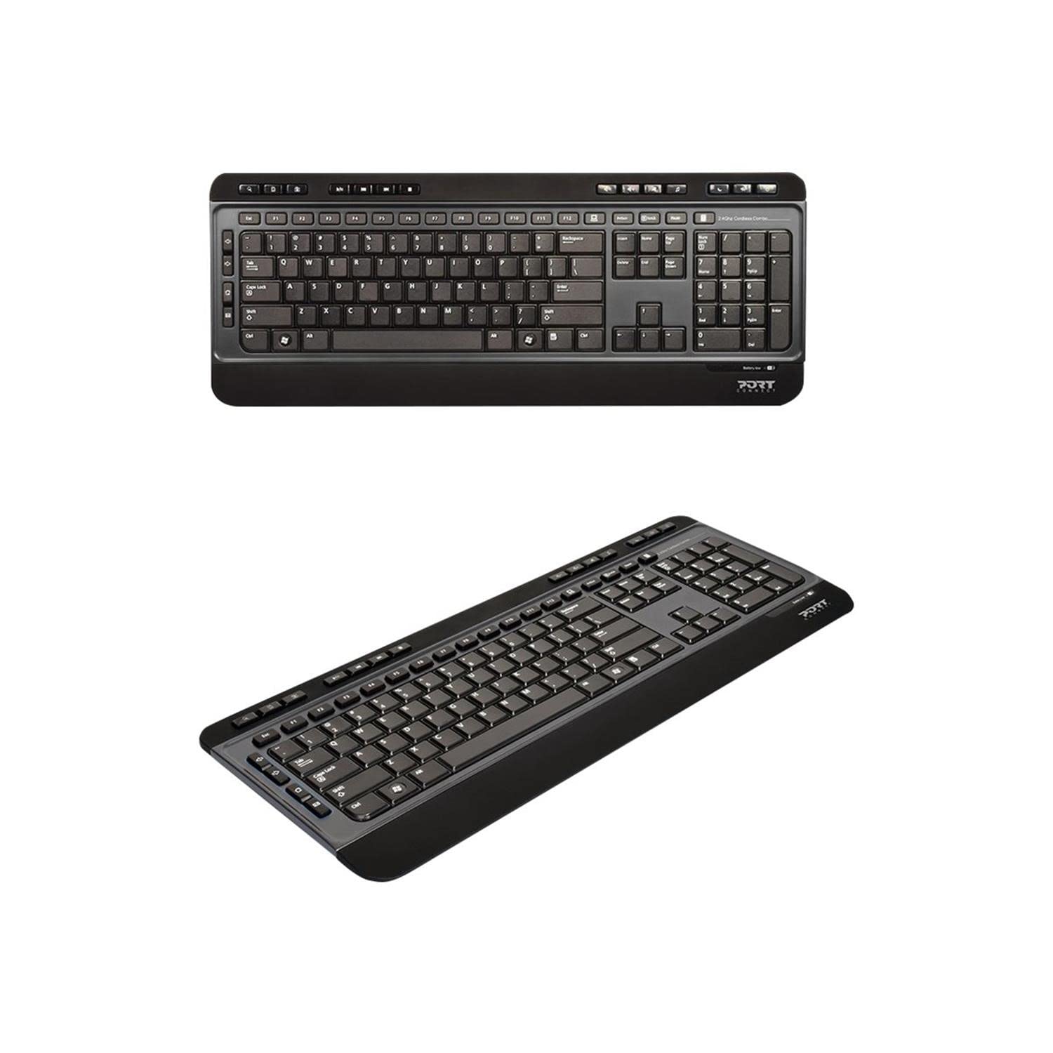 port-designs-port-connect-pack-clavier-souris-sans-fil-2-4-ghz-silencieux-uk image 3