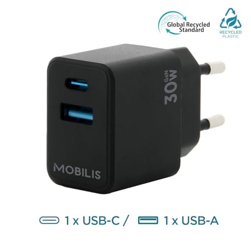 mobilis-t-series-chargeur-secteur-30w-gan-usb-c-usb-a image 8
