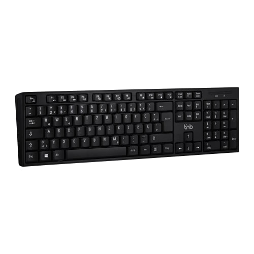 t-nb-clavier-sans-fil-classy-noir-qwertz-de-compact-silencieux image 1