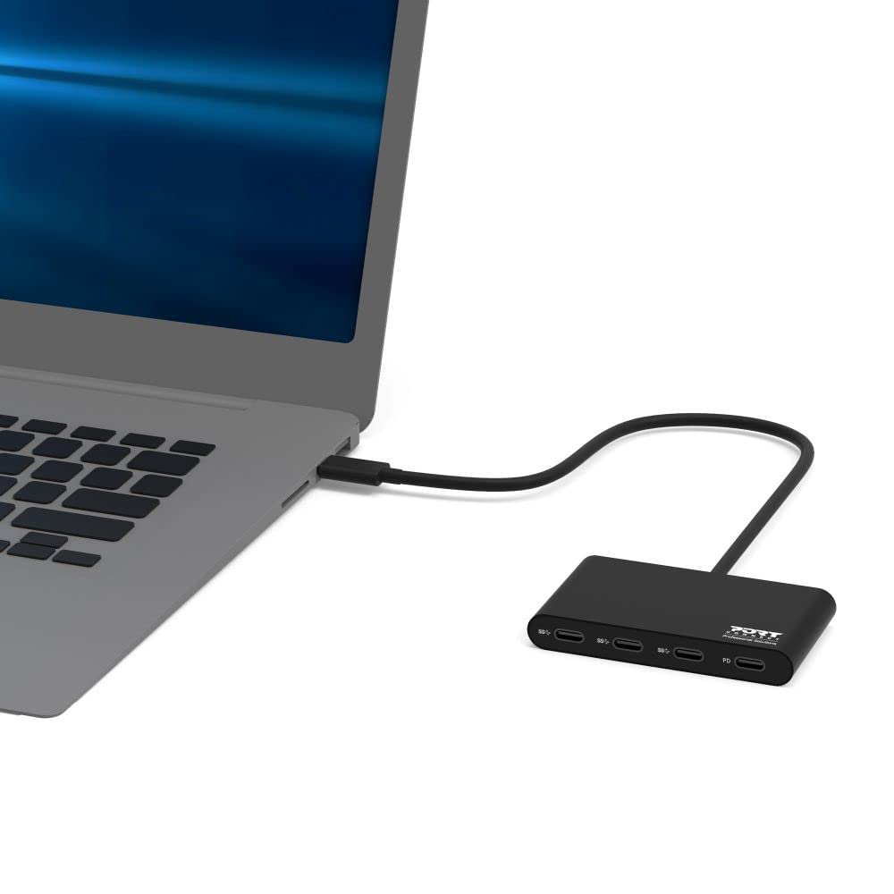 port-connect-hub-usb-c-4-ports-usb-c-100w-power-delivery-30cm image 2