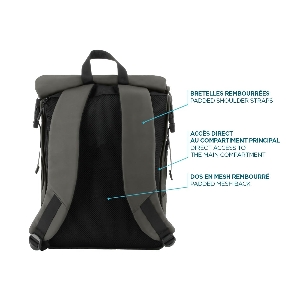 mobilis-sac-dos-rolltop-25l-pc-14-16-d-perlant-gris-noir image 4
