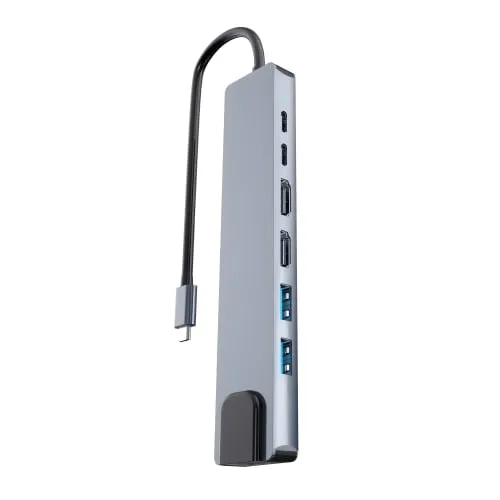t-nb-iclick-hub-usb-c-7-en-1-double-cran-hdmi-4k-rj45 image 1