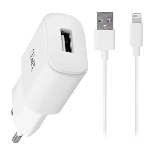t-nb-pack-charge-secteur-1-usb-12w-c-ble-lightning-1-m-tre image 1