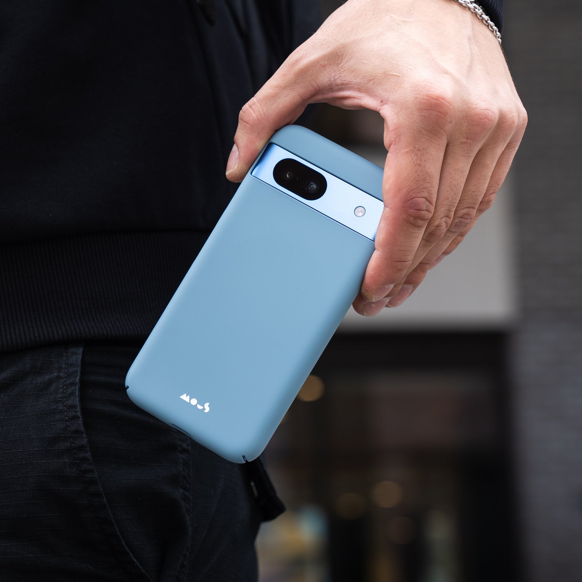 mous-super-thin-coque-ultra-fine-stone-blue-pixel-8 image 5