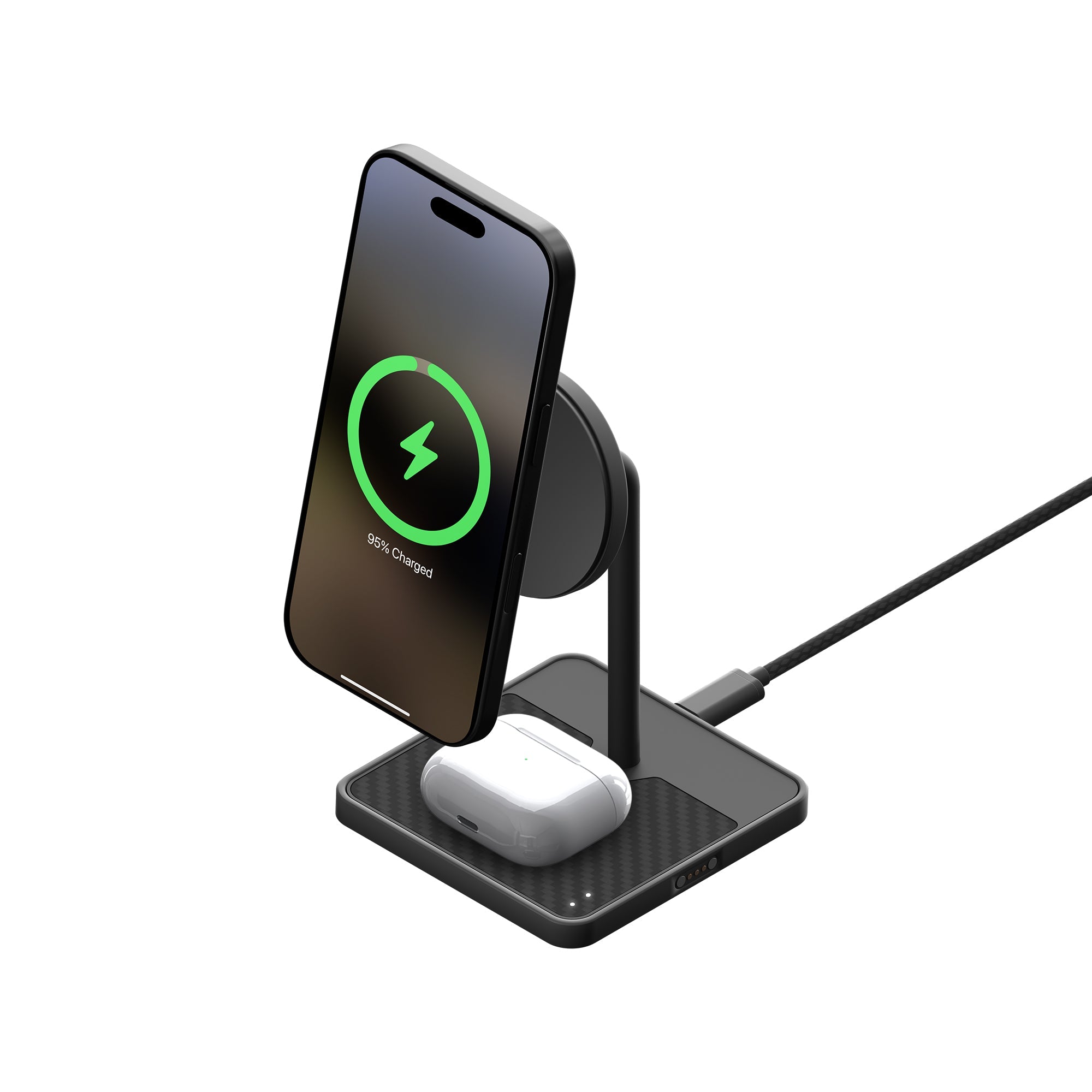 mous-wireless-charging-stand-aramid-fibre-noir-support-de-charge-sans-fil-qi2-15 image 2