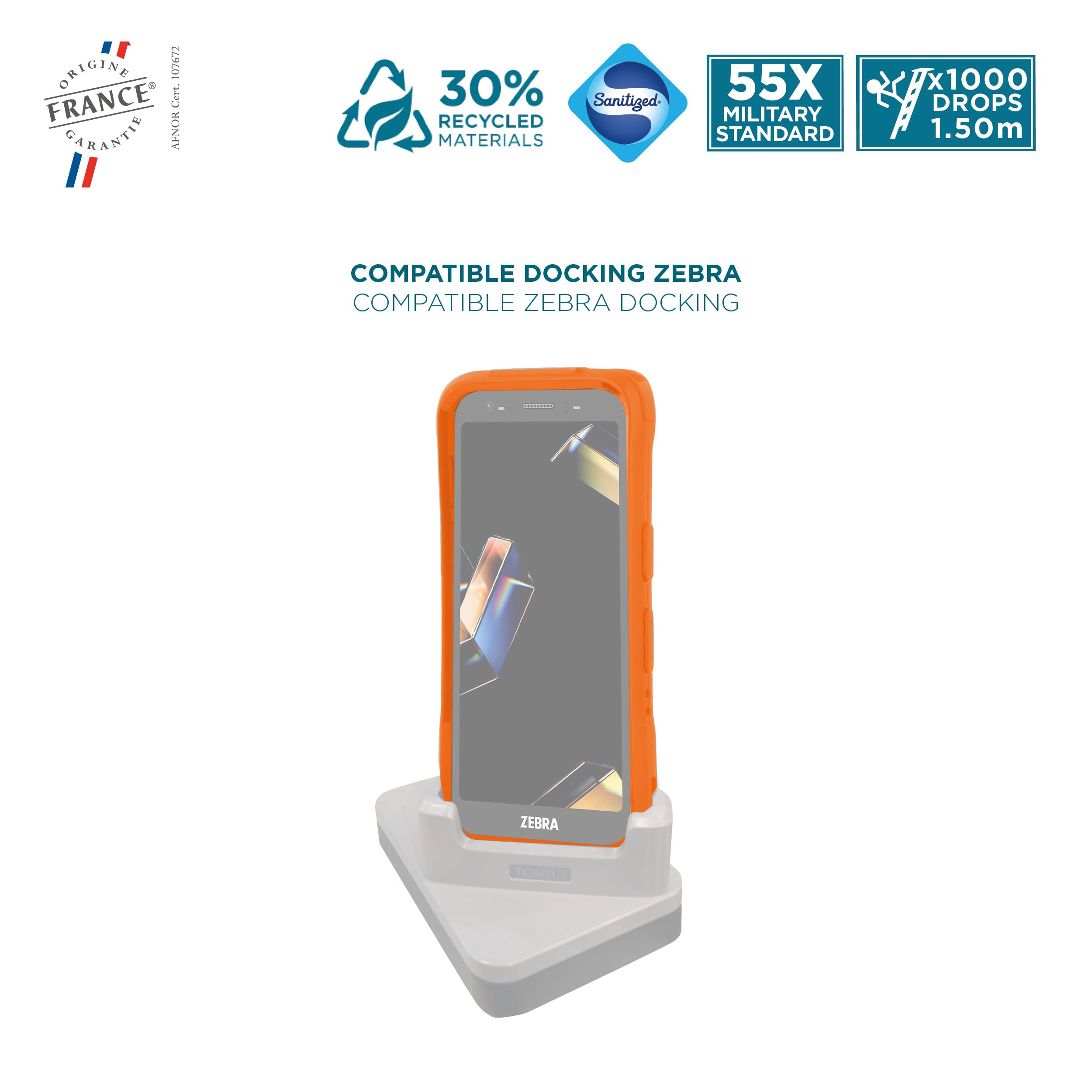 mobilis-protech-coque-zebra-tc501-avec-patte-de-saisie-orange-fluo image 5