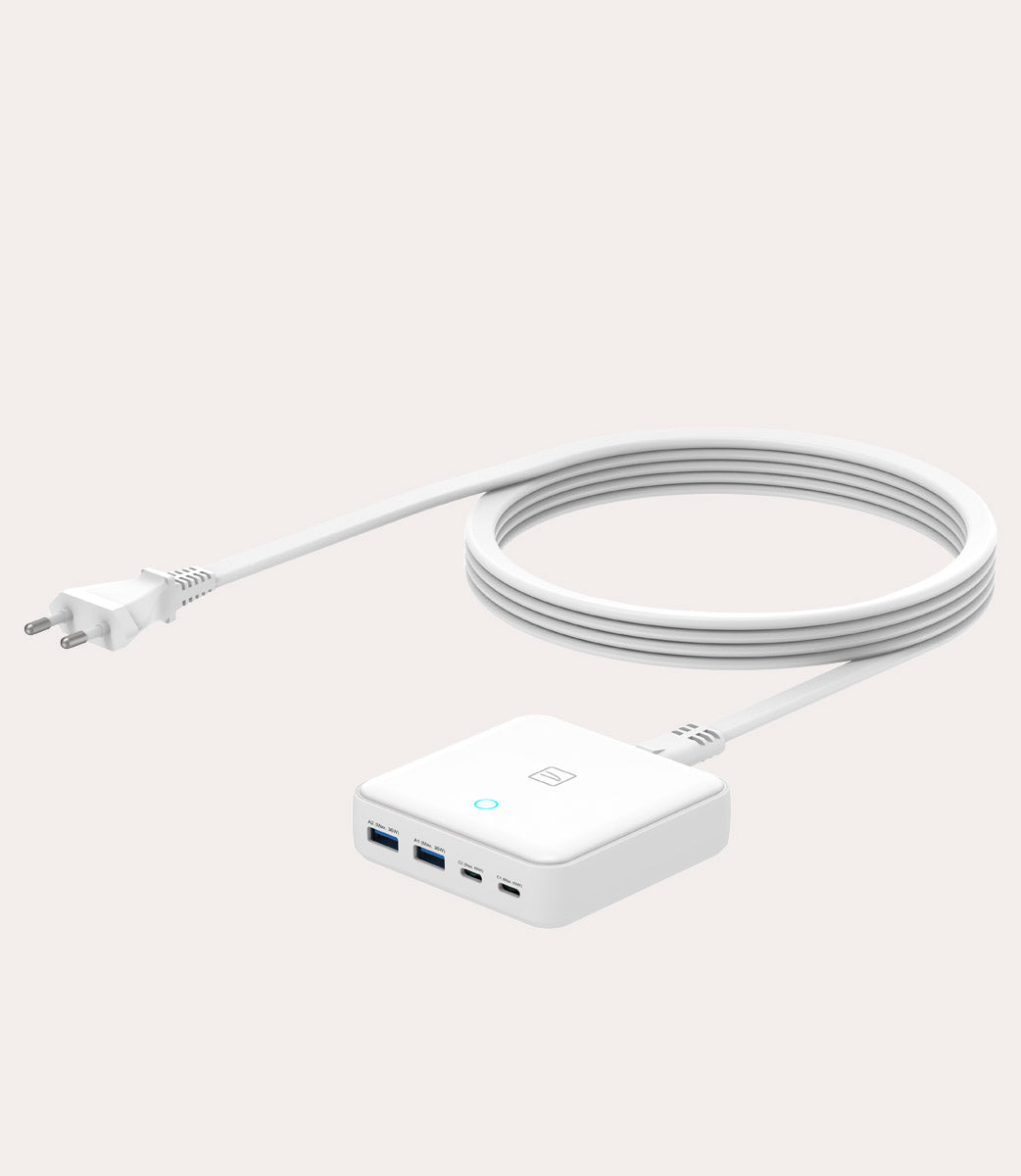 tucano-chargeur-bureau-gan-65w-4-ports-usb-c-pd-usb-a-qc-3-0 image 3
