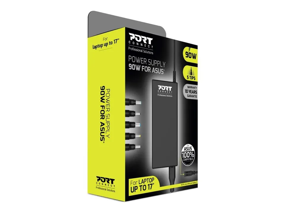 port-designs-port-connect-alimentation-pc-portable-asus-90w-prise-uk image 1