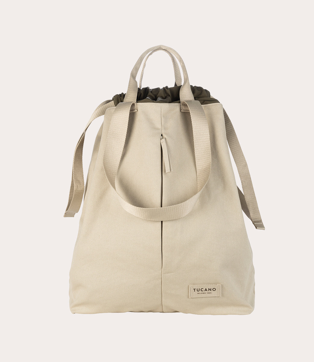 tucano-carry-vertical-large-sac-week-end-toile-21-litres-pochette image 1