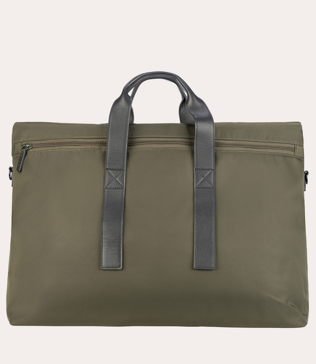 tucano-fold-weekender-bag-sac-de-voyage-nylon-recycl-et-cuir-pour-pc-15-6-macboo image 4