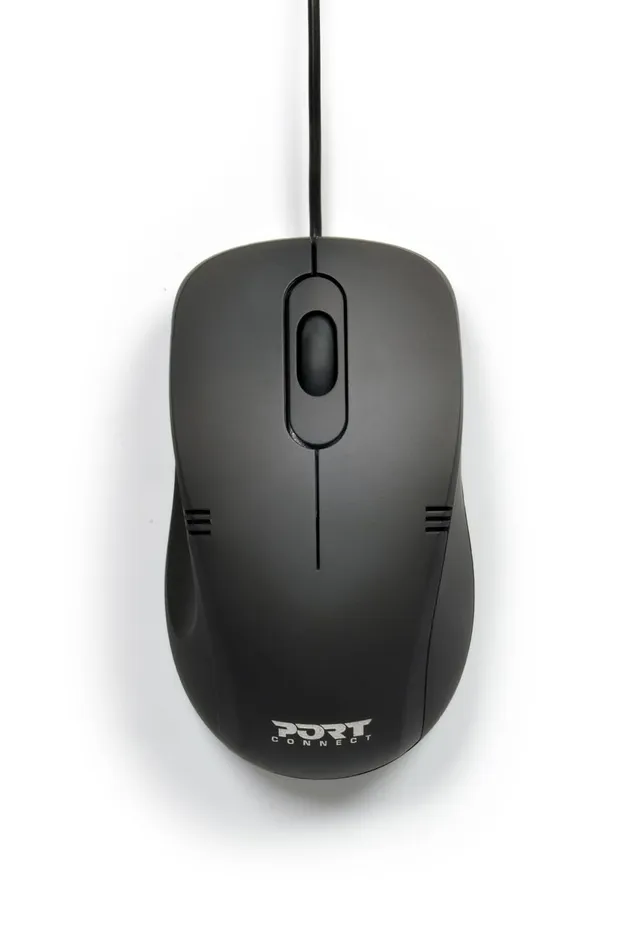 port-designs-port-connect-souris-filaire-usb-a-ambidextre-noire image 1