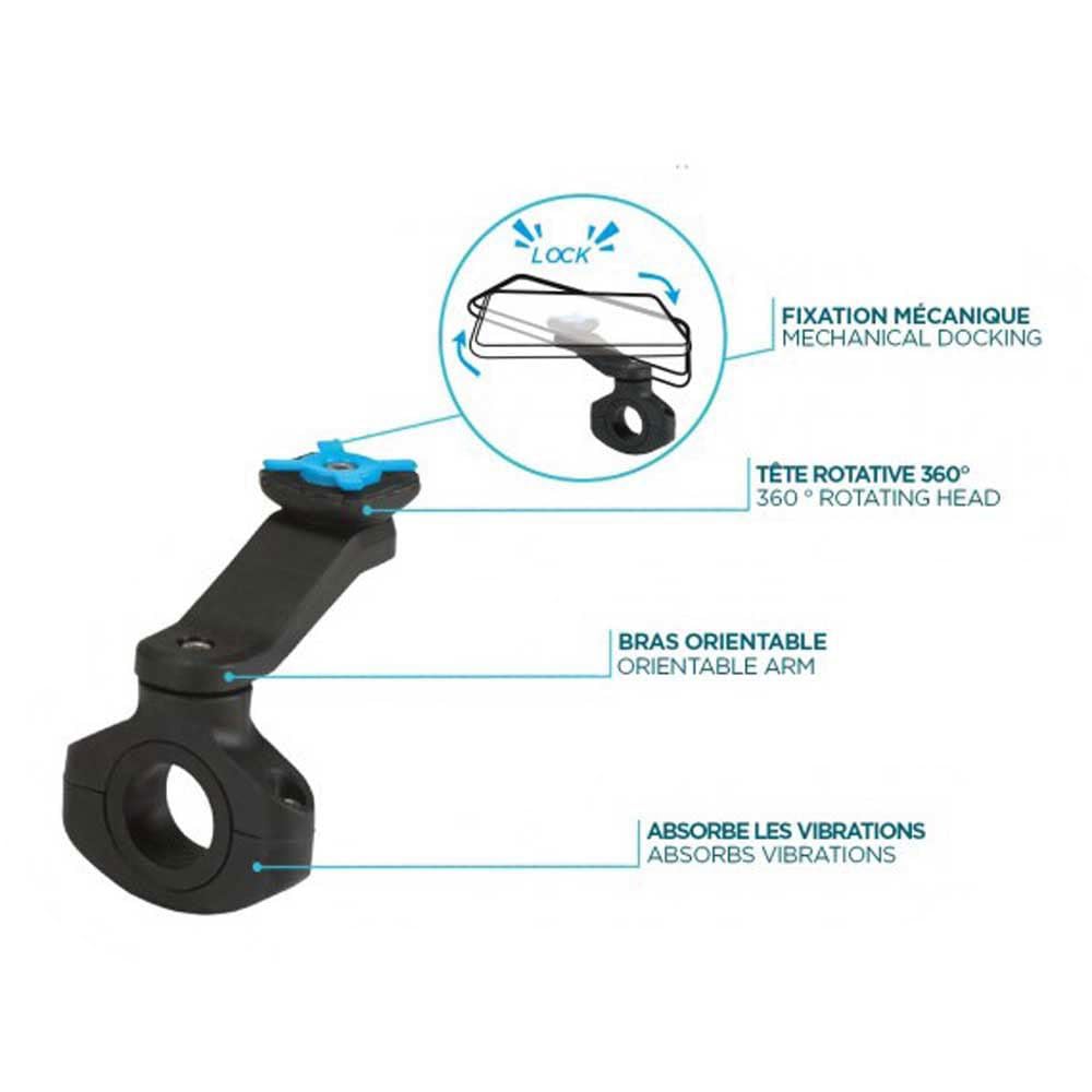 mobilis-support-smartphone-moto-universel-guidon-22-32mm-rotation-360-noir image 3