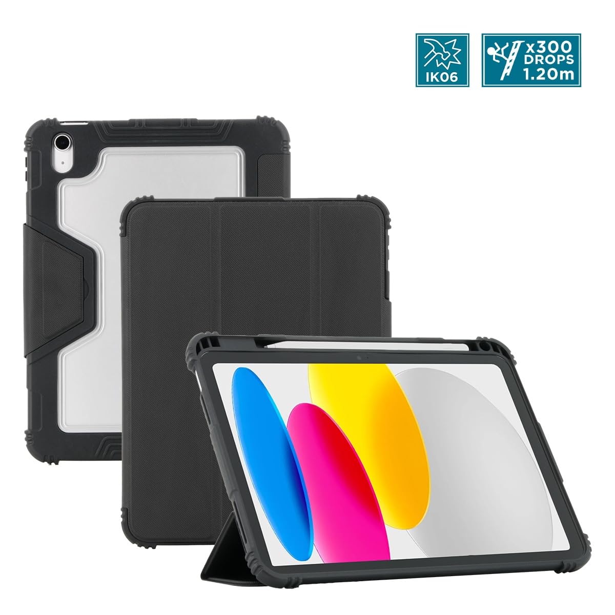 mobilis-r-series-coque-dos-transparent-coins-renforc-s-pour-ipad-11-2025-a16-11e image 4