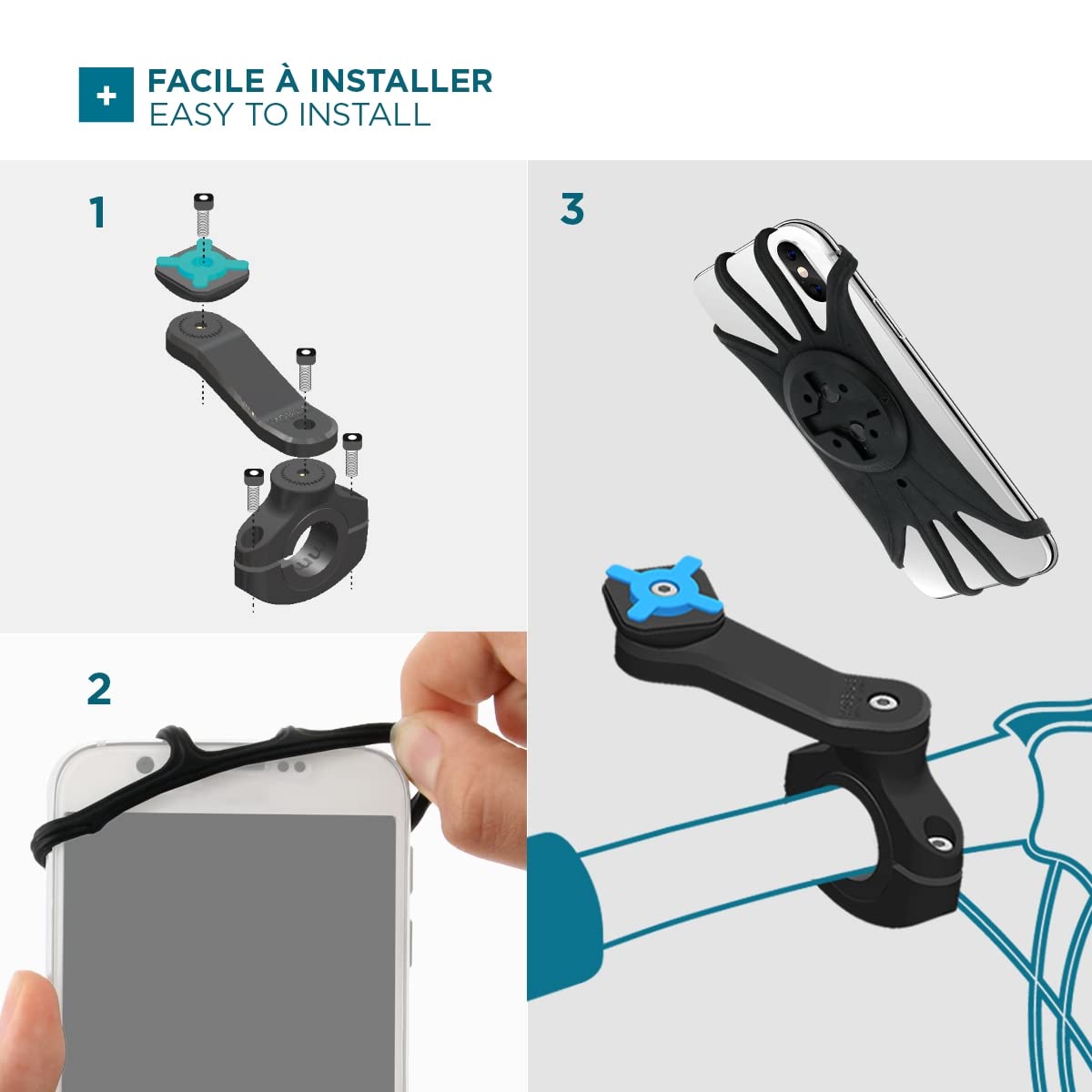 mobilis-u-fix-support-guidon-universel-smartphone-4-7-v-lo-moto-scooter-avec-bra image 2