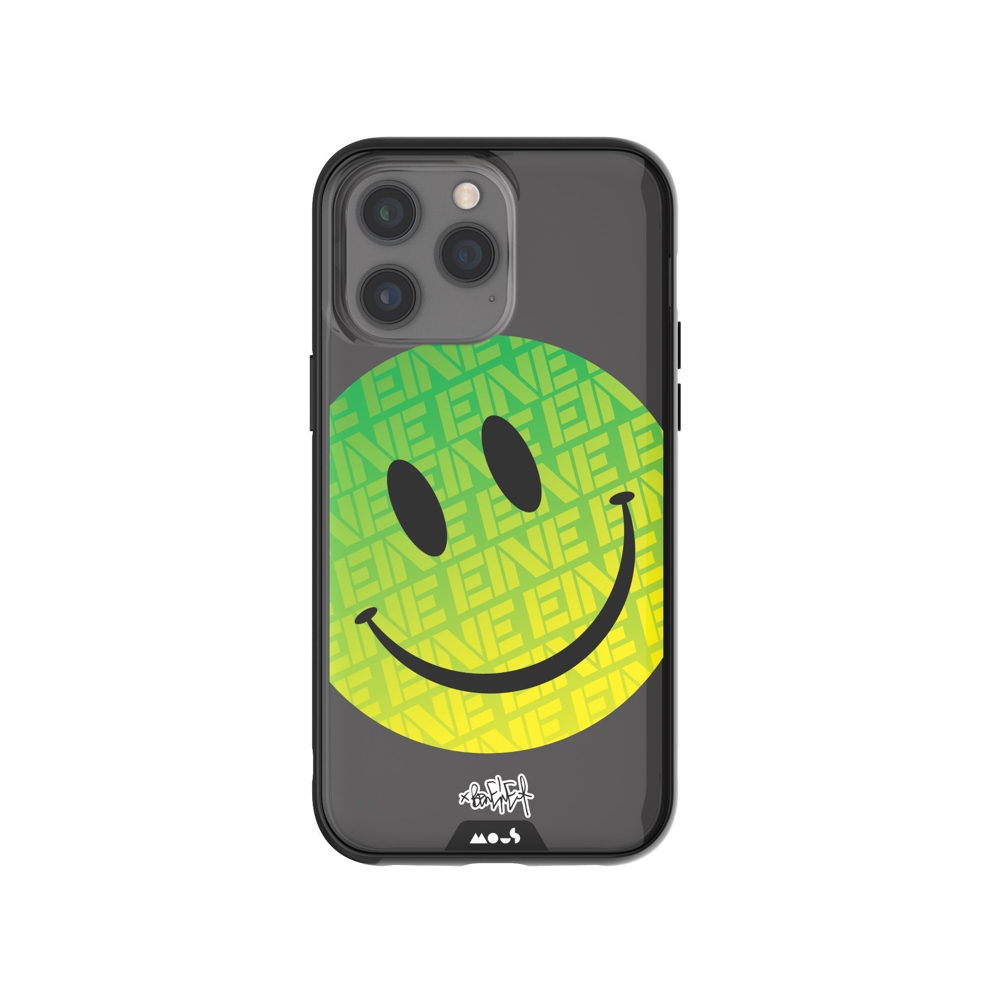 coque-de-protection-mous-x-ben-eine-green-smiley-typography-magsafe-pour-iphone- image 6