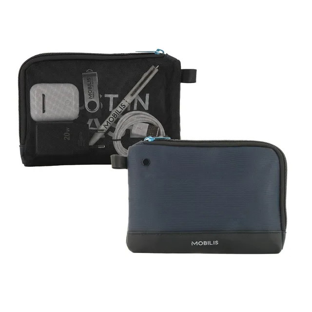 mobilis-pochette-c-bles-et-accessoires-origine-bleu-marine-noir-19-x-13-5-cm-40- image 1