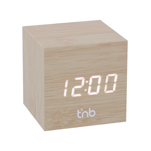 t-nb-r-veil-led-finition-bois-heure-date-temp-rature-3-alarmes image 1