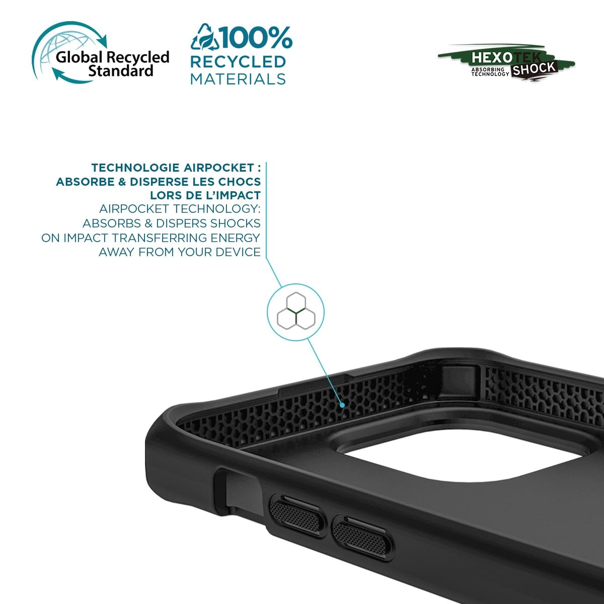 mobilis-spectrum-coque-iphone-15-plus-iphone-14-plus-antichoc-recycl-e-noir-mat image 4