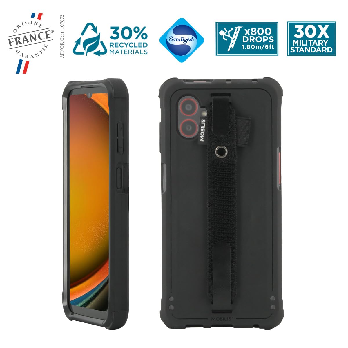 mobilis-protech-coque-renforc-e-pour-samsung-galaxy-xcover-7-pro-avec-patte-de-s image 2