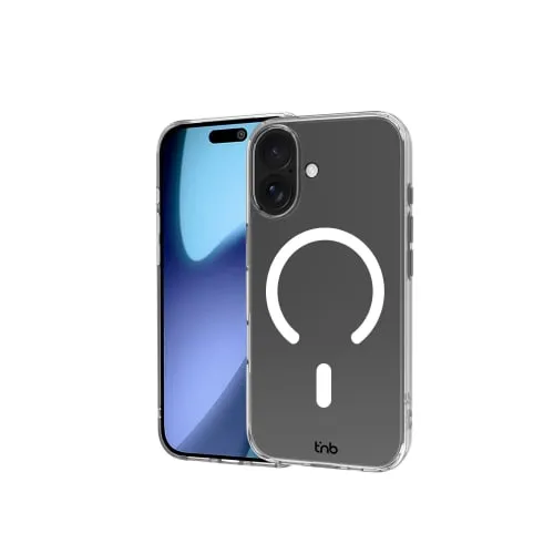 t-nb-coque-transparente-magsafe-pour-iphone-17-tpu-pc-avec-anneau-magn-tique image 1