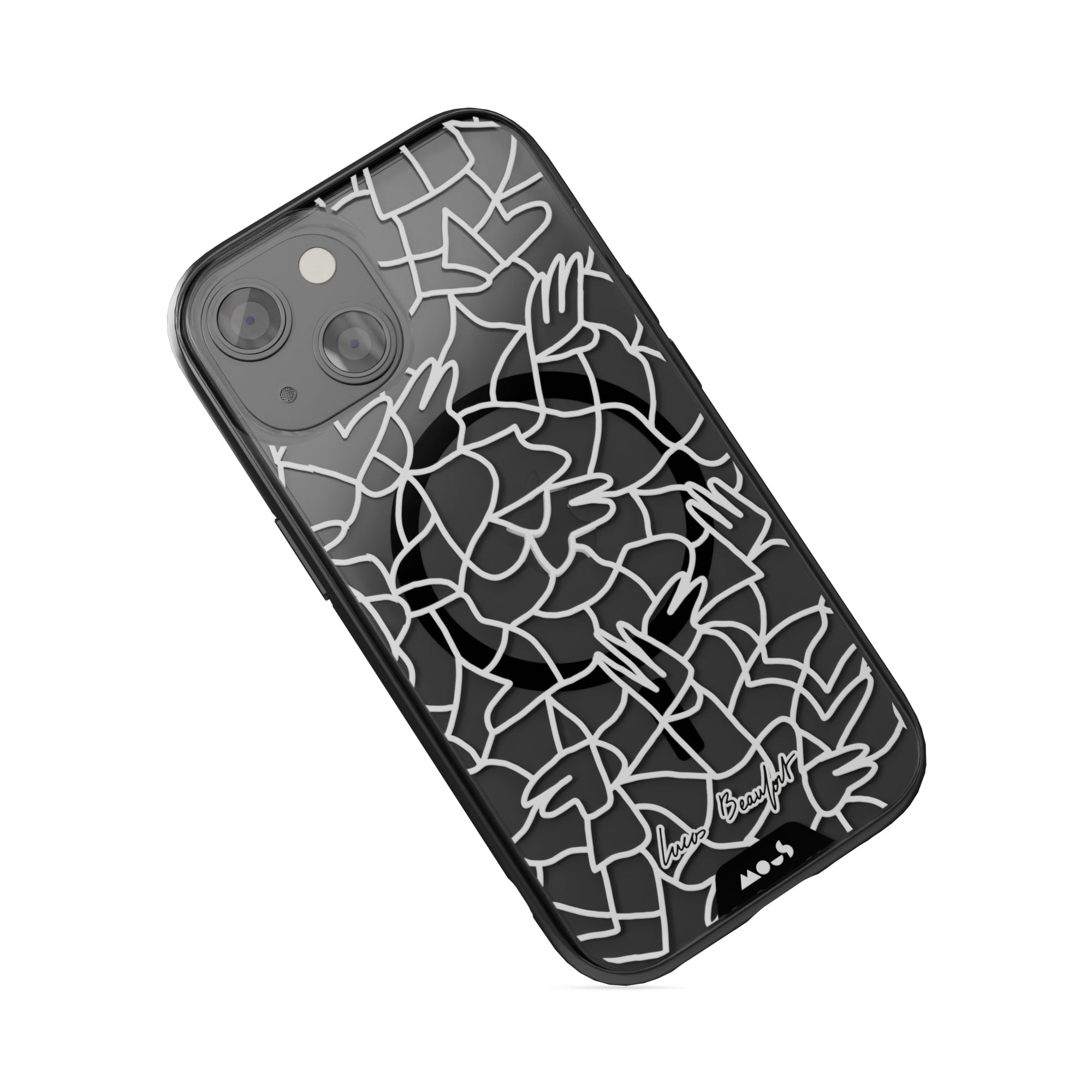 coque-de-protection-mous-x-lucas-beaufort-white-street-art-magsafe-pour-iphone-1 image 5