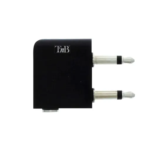 t-nb-adaptateur-audio-avion-jack-3-5-mm-m-le-double-femelle image 1