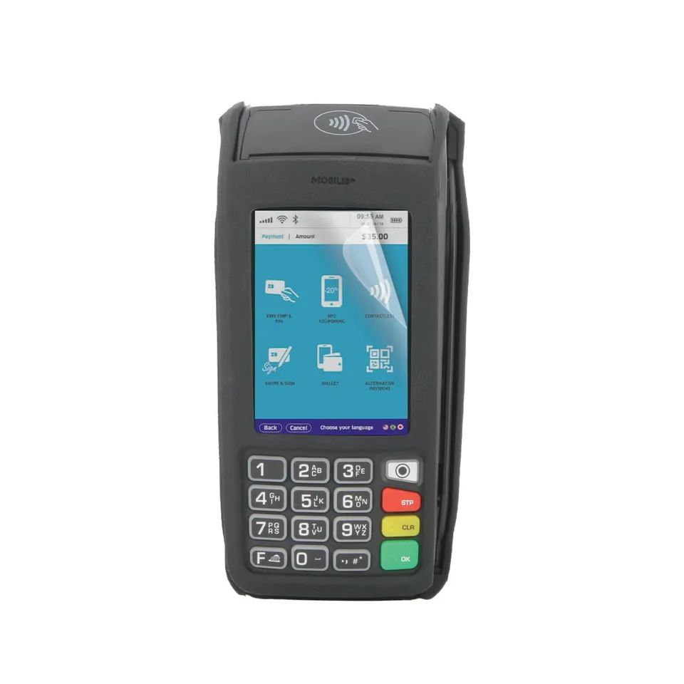 mobilis-t-series-film-de-protection-pour-tpe-ingenico-move-5000-transparent-ik06 image 1