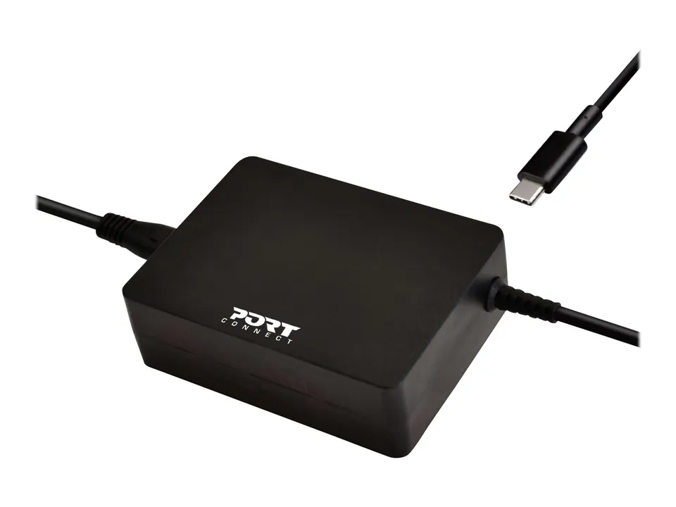 port-connect-alimentation-usb-c-45w-pour-mac-pc-tablette-et-smartphone-prise-eu image 1