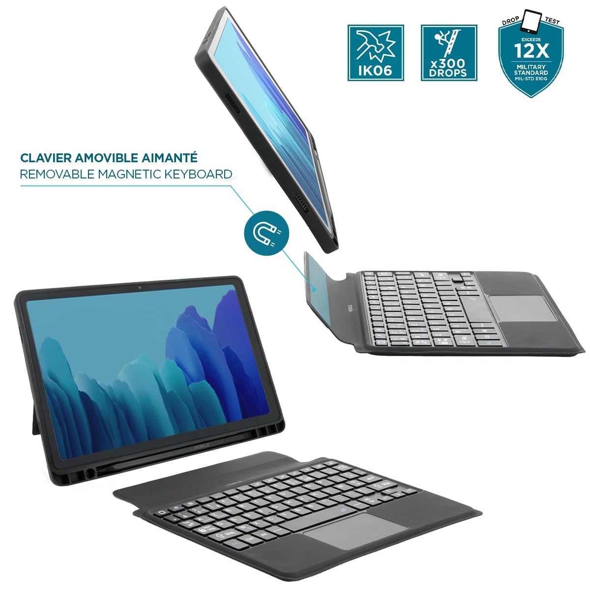 mobilis-coque-clavier-bluetooth-azerty-pour-samsung-galaxy-tab-a9-11-sm-x210-sm- image 4