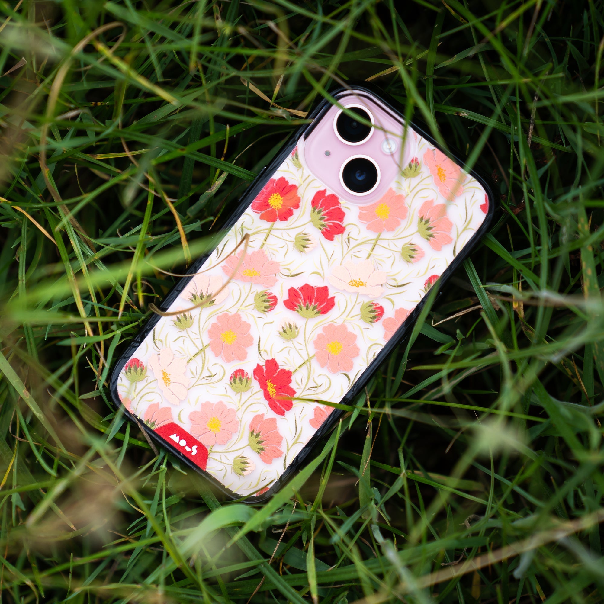 mous-cosmos-pink-coque-de-protection-iphone-12-iphone-12-mini-fleurs image 8