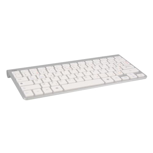 t-nb-clavier-bluetooth-3-0-universel-compact-78-touches-aluminium-blanc image 1