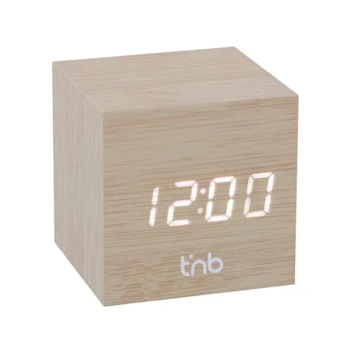 t-nb-r-veil-led-finition-bois-heure-date-temp-rature-3-alarmes image 1