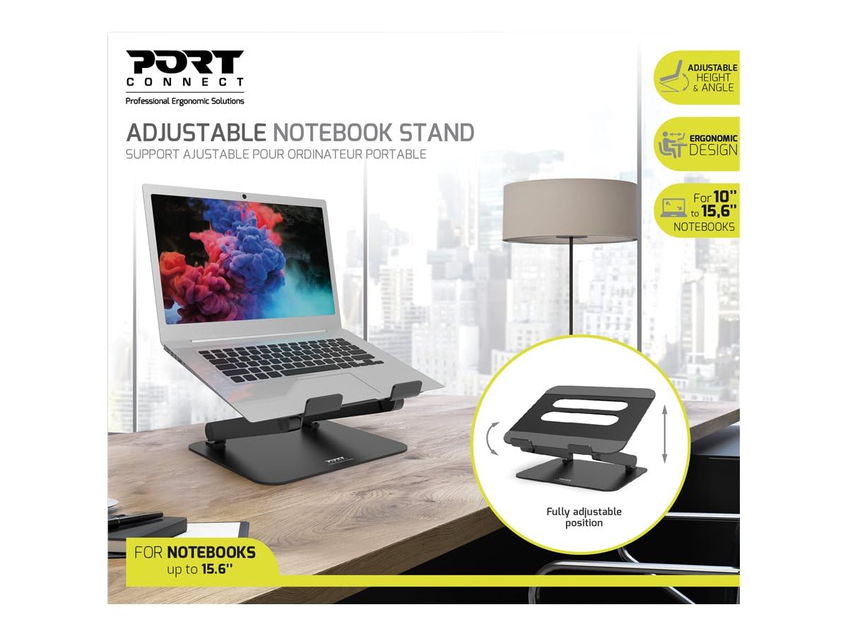 port-designs-port-connect-support-ergonomique-ajustable-pour-ordinateur-portable image 4