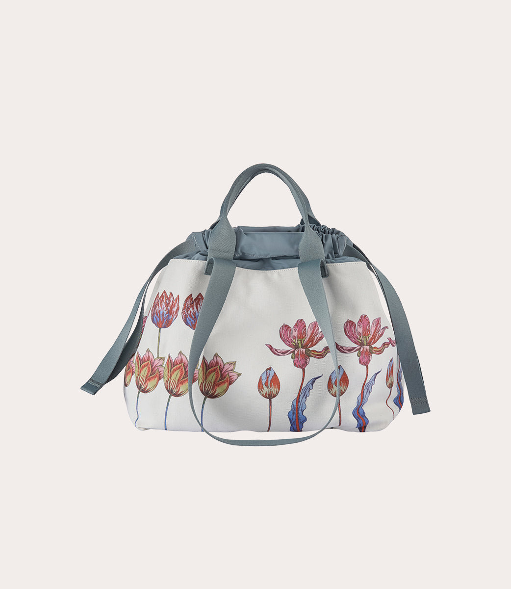 tucano-carry-tulip-small-sac-shopper-toile-botanique image 3