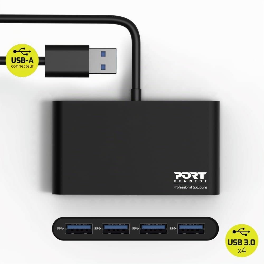 port-designs-port-connect-hub-usb-a-4-ports-usb-3-0-5-gb-s image 7