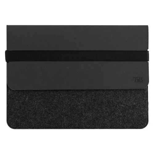 t-nb-made-in-france-pochette-pc-13-14-pouces-co-cuir-recycl-et-feutrine-noir-gri image 1