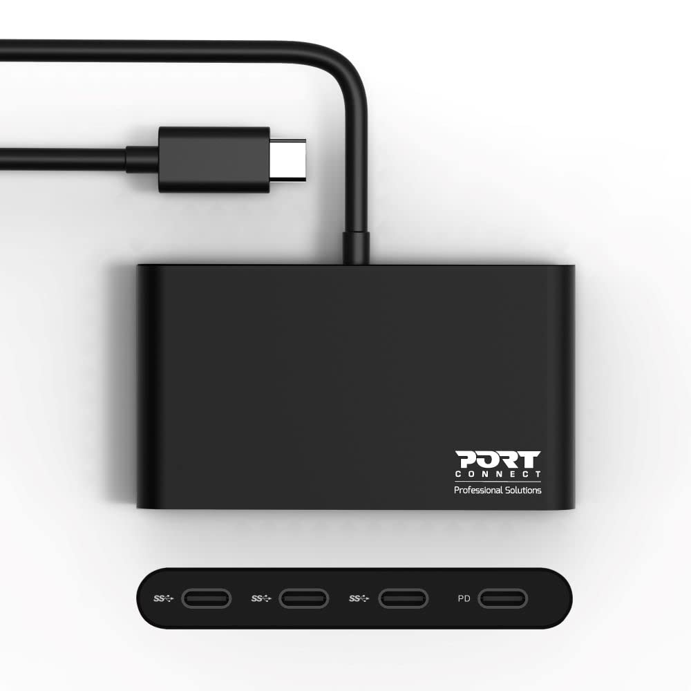 port-connect-hub-usb-c-4-ports-usb-c-100w-power-delivery-30cm image 3