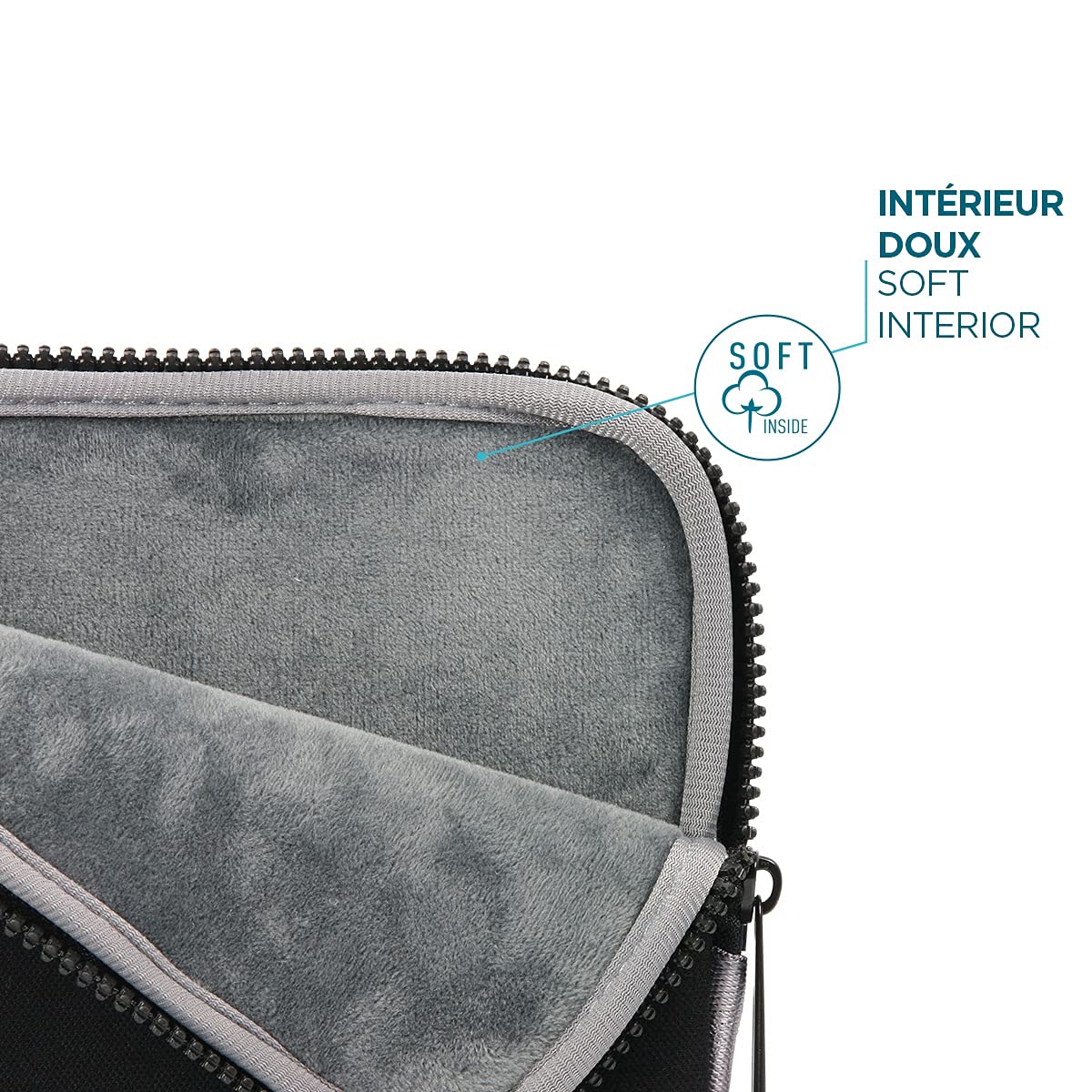 mobilis-housse-m-moire-de-forme-12-5-14-noir-gris-pochette-pc-ultrabook image 6
