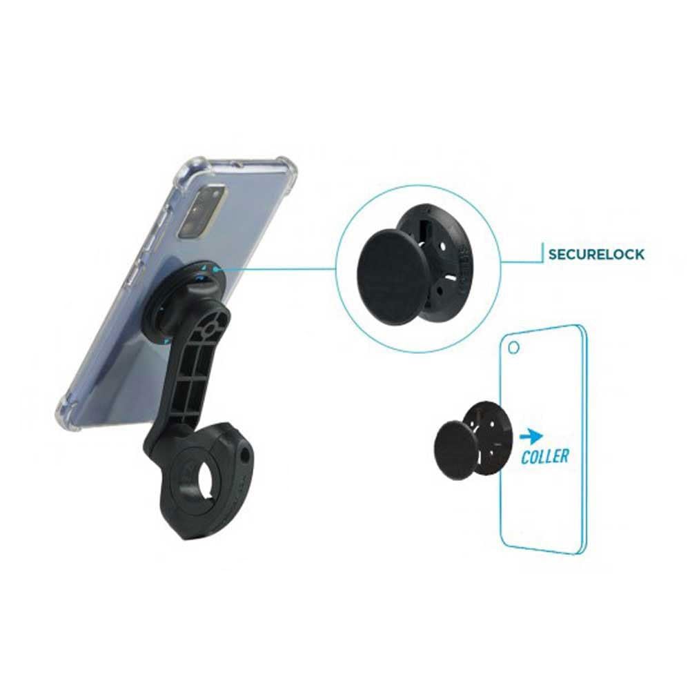 mobilis-support-smartphone-moto-universel-guidon-22-32mm-rotation-360-noir image 2
