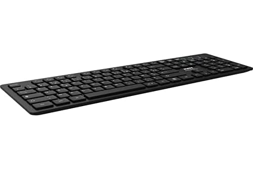port-connect-milano-ii-clavier-sans-fil-2-4-ghz-usb-a-usb-c-robuste-noir image 2