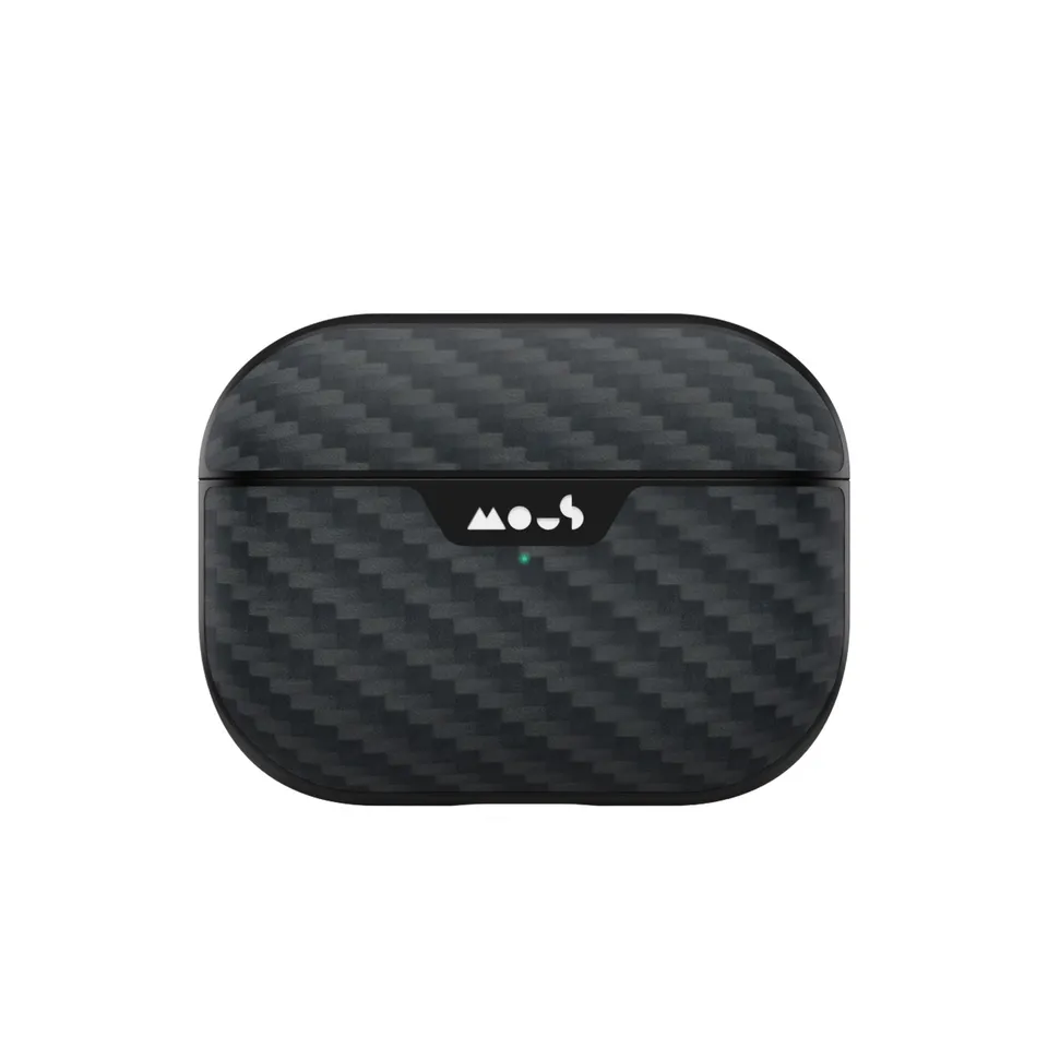 mous-coque-airpods-pro-fibre-aramide-noire-ultra-protectrice image 1