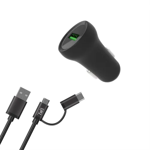 t-nb-chargeur-allume-cigare-quick-charge-3-0-usb-a-18w-c-ble-usb-c image 1