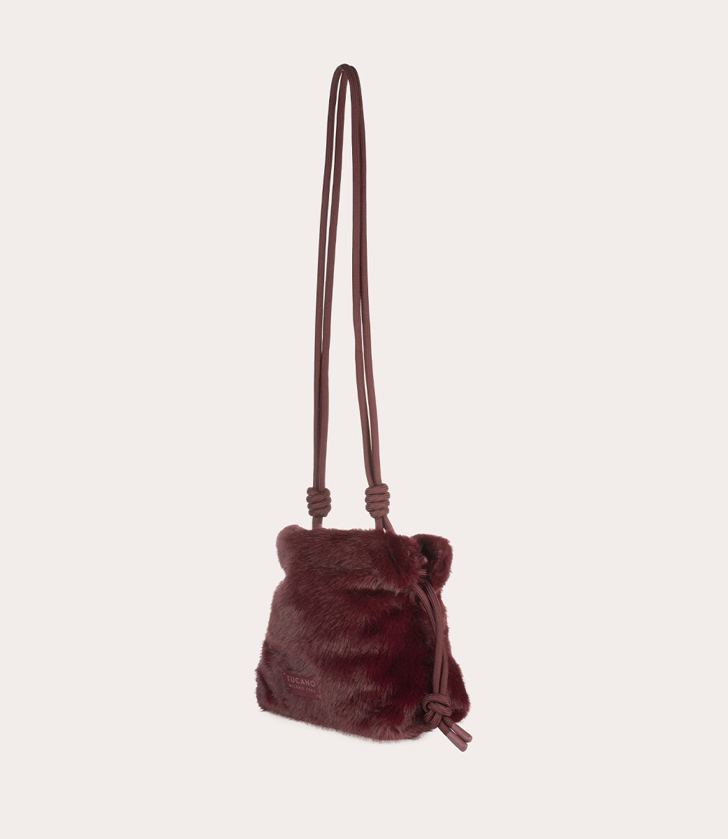 tucano-nina-fur-mini-sac-bandouli-re-fausse-fourrure image 8