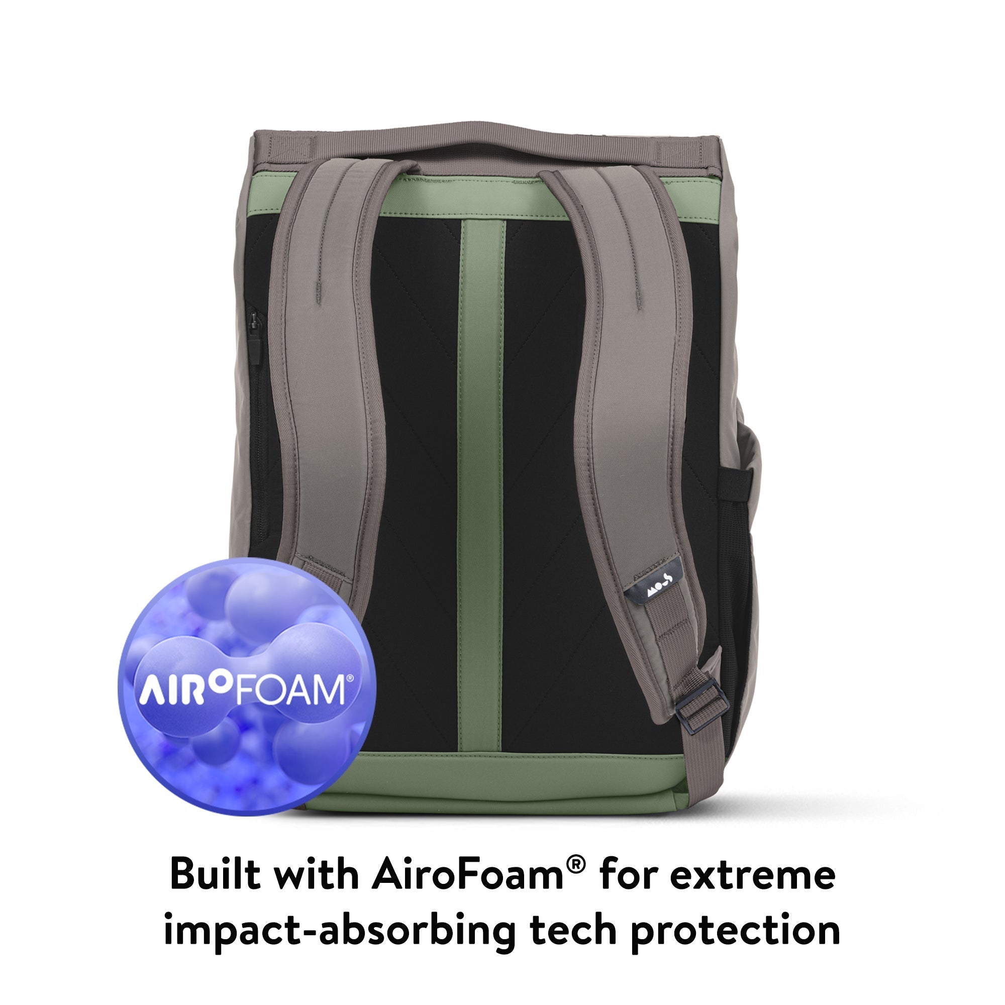 mous-day-backpack-airofoam-sage-flap-20-litres-sac-dos-vert-20l image 3