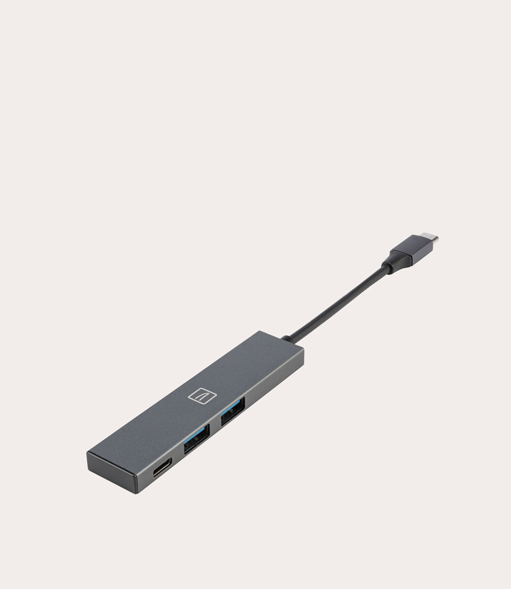 tucano-3-in-1-hub-usb-c-hub-type-c-aluminium-2x-usb-3-0-usb-c image 2