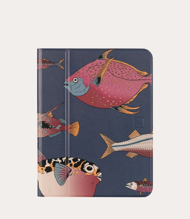 tucano-up-schizzo-tui-ipad-motif-poisson-avec-support image 1
