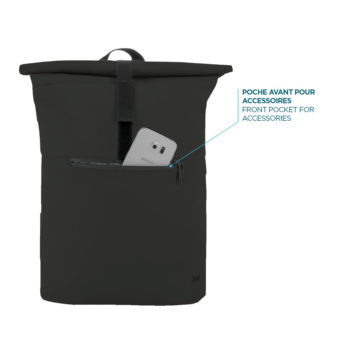 mobilis-origine-sac-dos-urbain-roll-top-14-16-16l-d-perlant-noir image 3