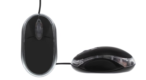 t-nb-clicky-souris-filaire-ultra-compacte-noire-r-tro-clair-e image 1