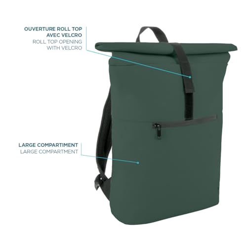mobilis-origine-sac-dos-urbain-roll-top-14-16-16l-d-perlant-vert-for-t image 7