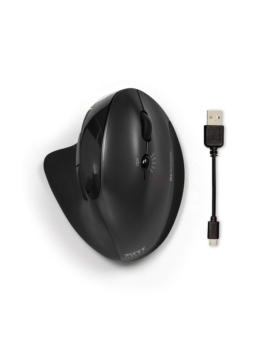 port-designs-souris-ergonomique-rechargeable-sans-fil-pour-droitier-2400-dpi image 1